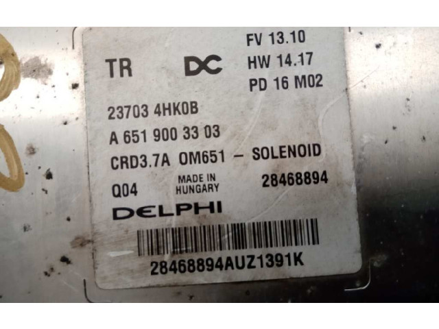 Блок управления двигателя 237034HK0B, A6519003303 Infiniti Q50