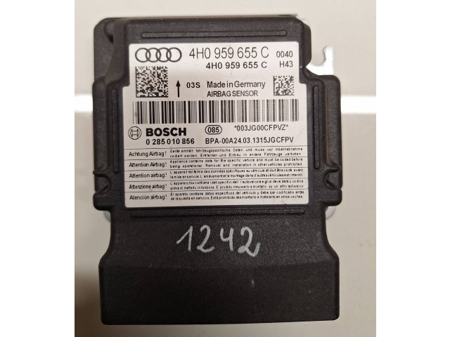 Блок подушек безопасности 4H0959655C, 0285010856   Audi A6 C7