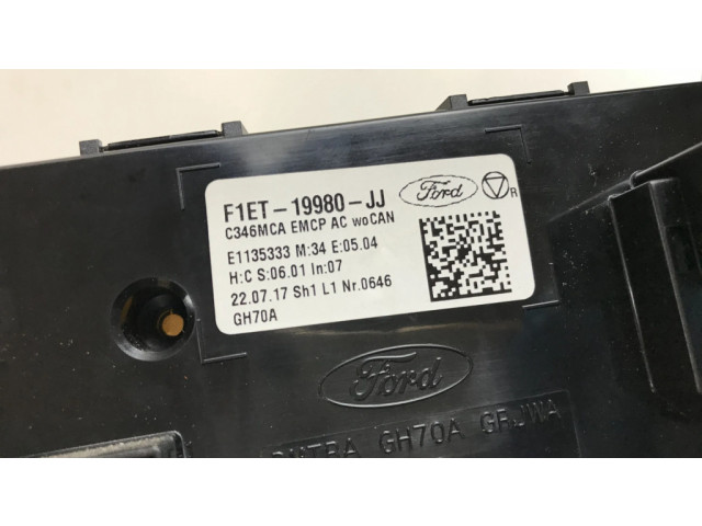 Блок управления климат-контролем F1ET19980JJ, F1ET18549   Ford Focus