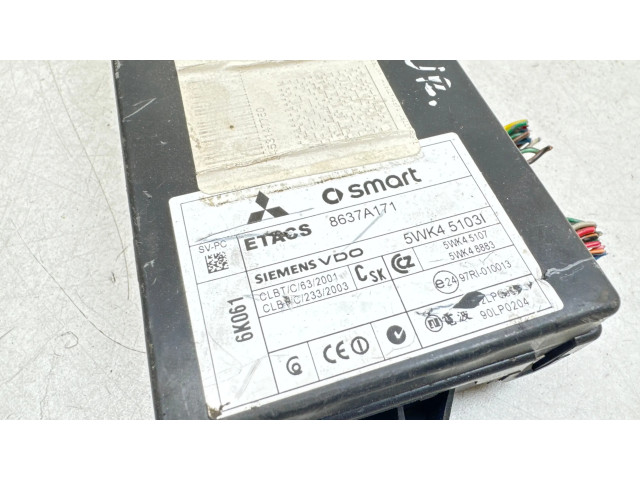 Блок управления 8637A171, 5WK451031 Mitsubishi Colt