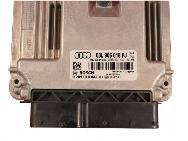Блок управления двигателя 03L906018PJ, 0281018842 Audi Q3 8U