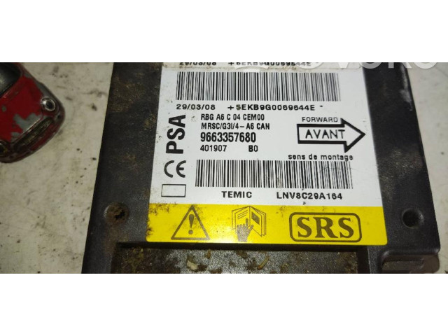 Блок подушек безопасности 9663357680, TEMIC   Citroen C2