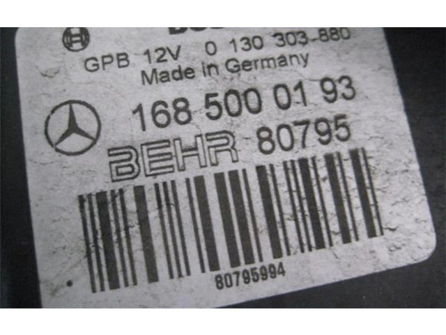 Вентилятор радиатора 1685000193 Mercedes-Benz A W168