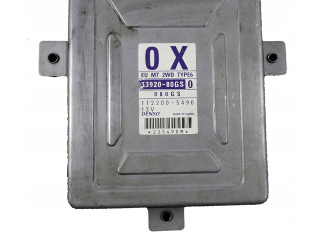 Блок управления двигателя 3392080GS, 0X   Suzuki Ignis