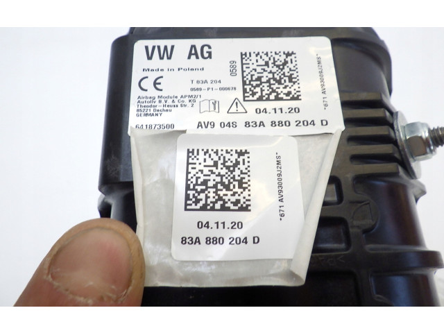 Подушка безопасности пассажира 83A880204D Audi Q3 F3