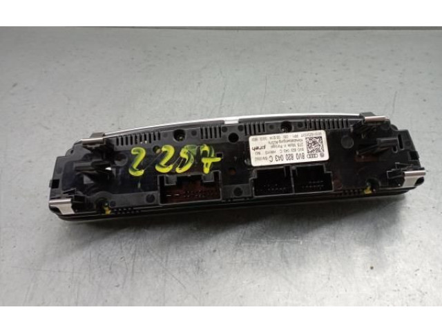 Блок управления климат-контролем 8V0820043C, 90151623 Audi A3 S3 8V