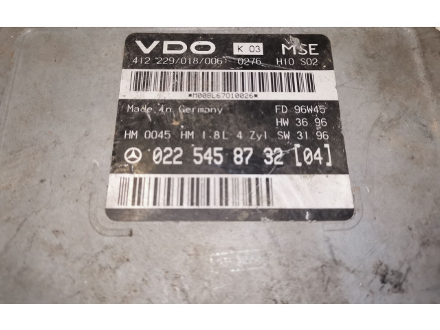 Řídící jednotka 0225458732 Mercedes-Benz C W202 1998