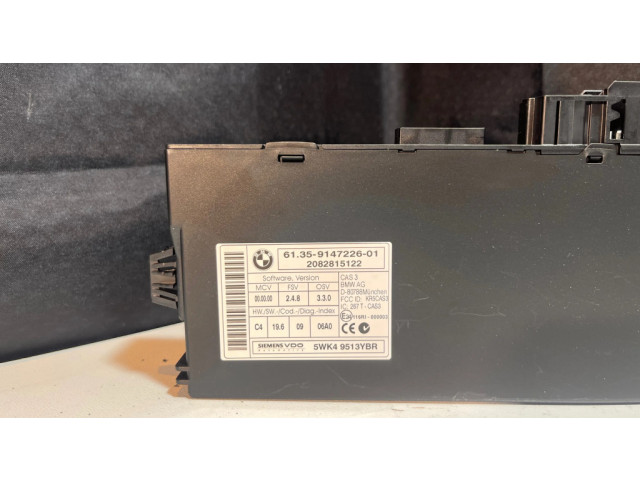 Řídící jednotka 9147226, 5WK49513YBR BMW 3 E90 E91 2011