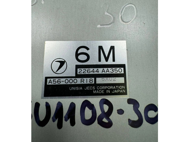 Блок управления двигателя 22644AA350, A56000R18 Subaru Legacy