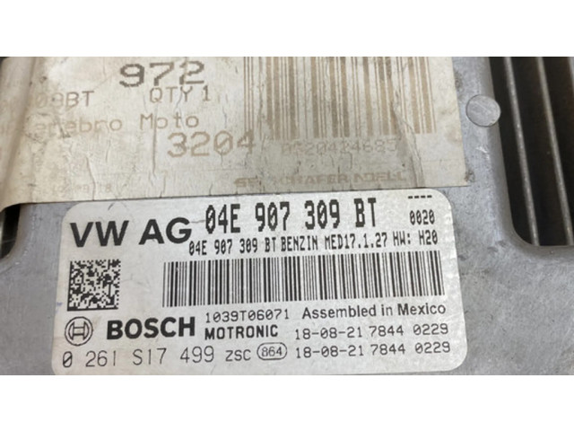 Блок управления двигателя 04E907309BT   Volkswagen Jetta USA