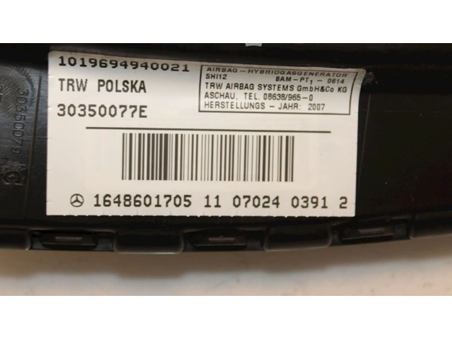 Подушка безопасности в сиденье A1648601705, A1648601705   Mercedes-Benz CL C216