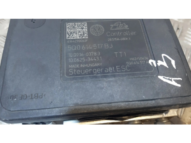 Блок АБС 5Q0614517BJ Audi A3 S3 8V 2013-2019 года