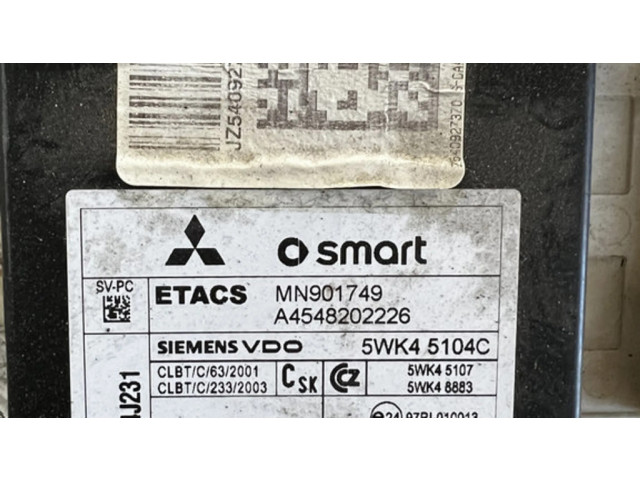 Блок предохранителей 5WK45104C, MN901749 Smart ForFour I