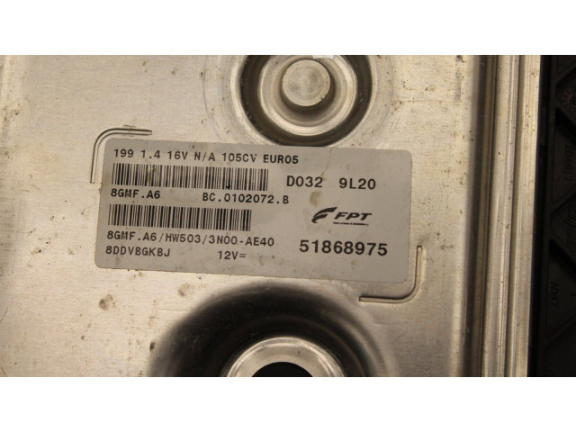 Блок управления впрыском 51868975   Fiat Punto Evo