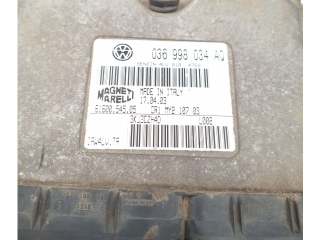 Комплект блоков управления 036998034, 6X0953257 Volkswagen Lupo