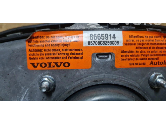 Подушка безопасности водителя 8665914   Volvo S60