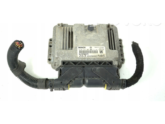 Блок управления двигателем Блок управления 0281017007 Opel Combo D