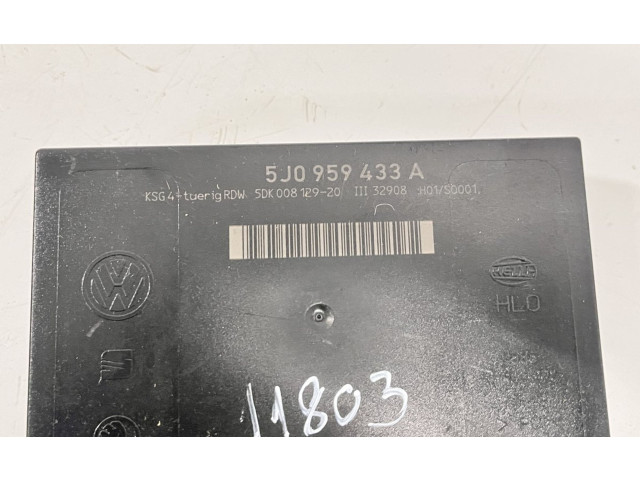 Блок комфорта 5J0959433A, 5J0959433A   Skoda Fabia Mk2 (5J)   