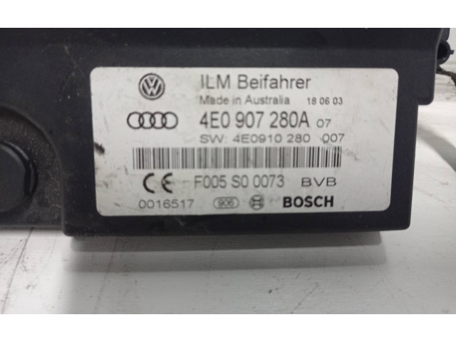 Блок управления 4E0907280A, F005S00073   Audi A6 S6 C6 4F
