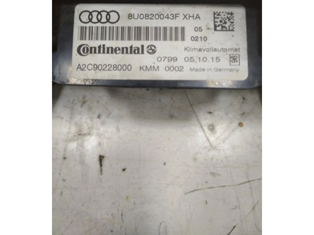 Блок управления климат-контролем 8UO820043F   Audi Q3 8U