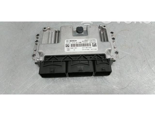 Блок управления двигателя 237105748R, 0261S17833 Renault Twingo III