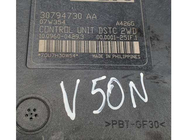 Блок АБС 30794730   Volvo  V50  2008 - 2012 года
