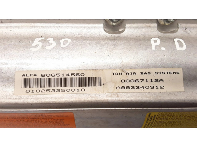Подушка безопасности пассажира 606514560, 00067112A Alfa Romeo 166