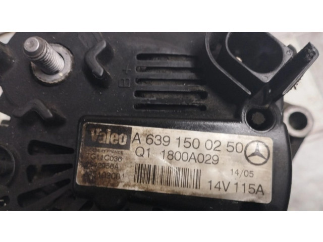 Генератор A6391500250, Q11800A029   Mitsubishi Colt 1.5     