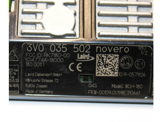 Модуль беспроводной зарядки 3V0035502 Skoda Octavia Mk3 (5E)