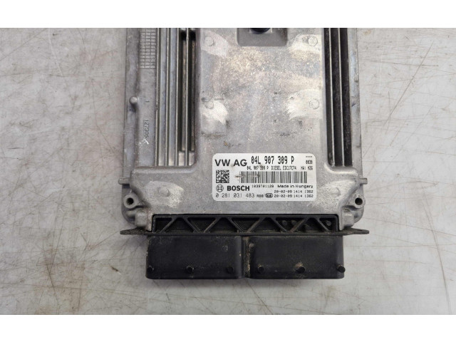 Блок управления двигателя 04L907309P, 0281031483 Skoda Octavia Mk3 (5E)