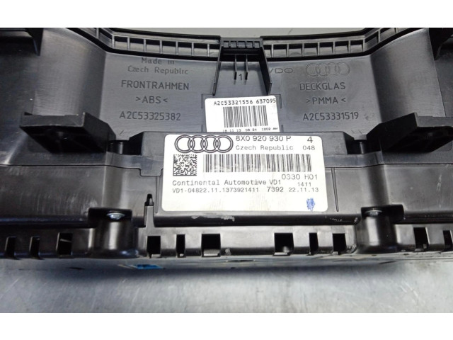 Панель приборов 8X0920930P   Audi A1       