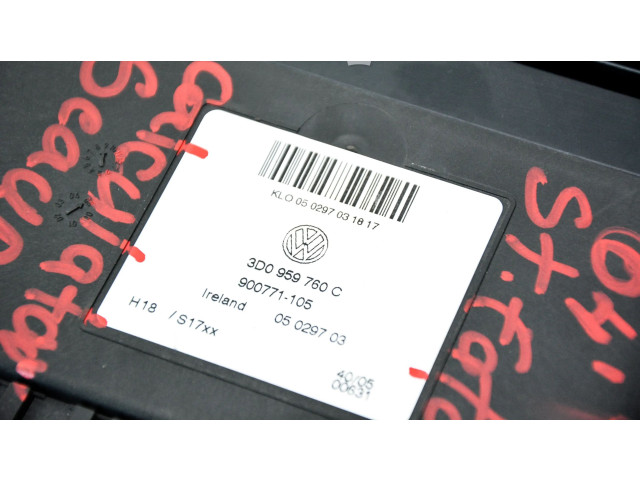 Блок комфорта 3D0959760C Volkswagen Phaeton