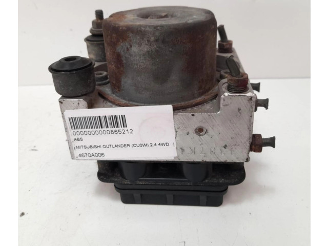 Блок АБС 4670A006, 4670A006 Mitsubishi Outlander 2001 - 2007 года