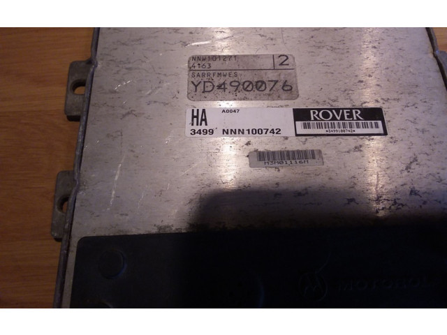 Блок управления двигателя NNW101271, YD490076 Rover 25