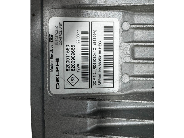 Комплект блоков управления 8200909666, 8200911560   Renault Clio III