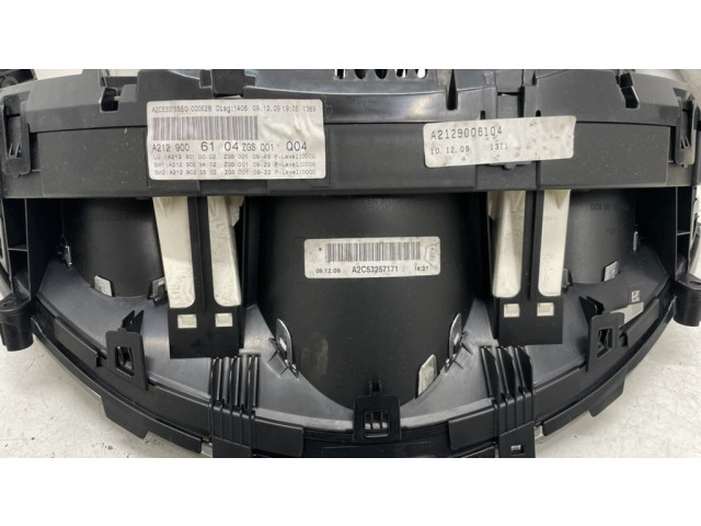 Přístrojová deska Mercedes-Benz E W212 2010 A2129006104, A2129010002