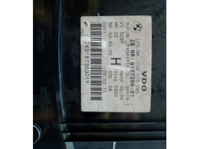 Přístrojová deska BMW X1 E84 2011 9187369-01