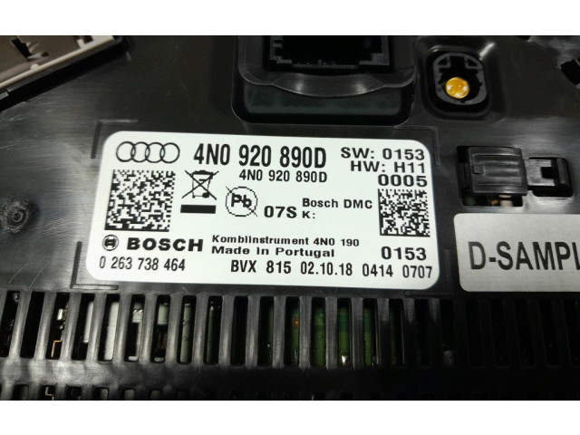 Přístrojová deska  Audi A8 S8 D2 4D 2019 4N0920890D, 4N0920890D  
