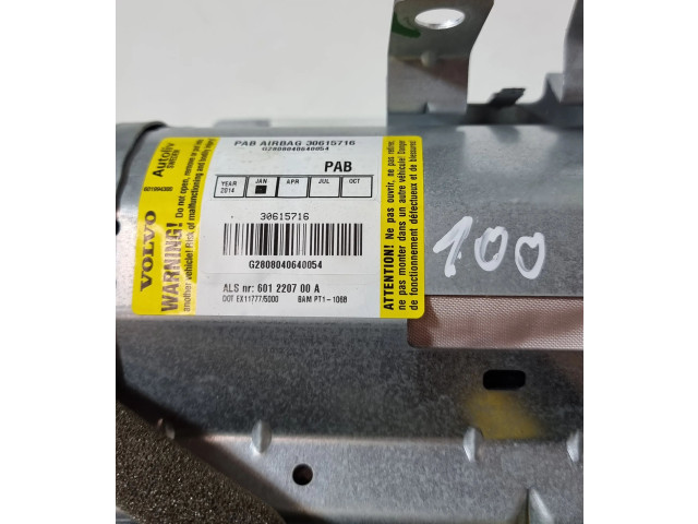 Подушка безопасности пассажира 30615716, 601220700A Volvo S40