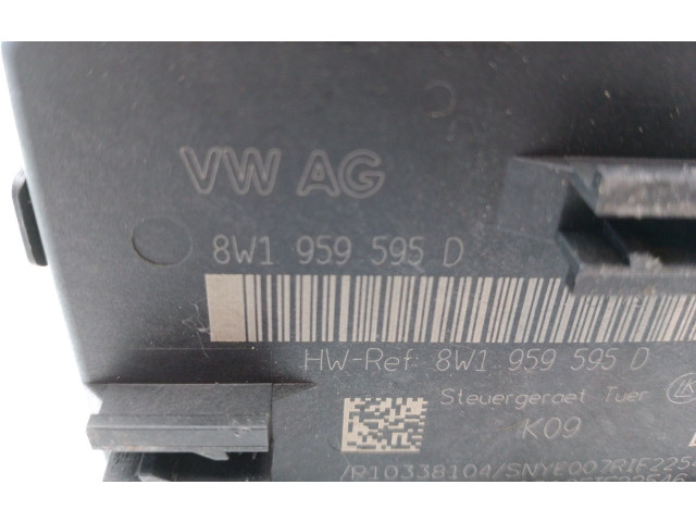 Блок управления 8W1959595D Audi A3 S3 8V