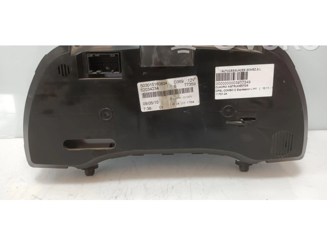 Панель приборов 503015160604 Opel Combo D