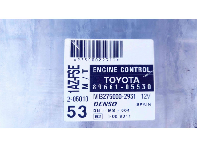 Řídící jednotka 8966105530, MB2750002931   Toyota Avensis T220 2002