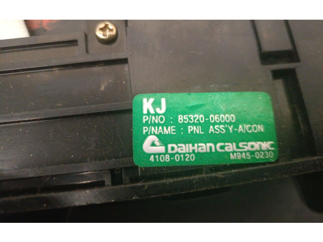 Блок управления климат-контролем 8532006000, 8532006000X SsangYong Korando