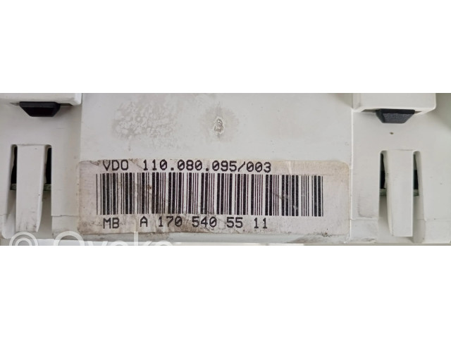 Přístrojová deska Mercedes-Benz SLK R170 2001 A1705405511, 110080095003