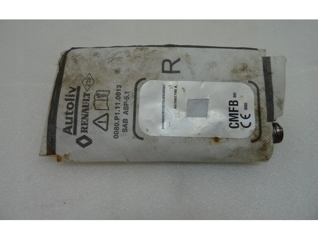 Подушка безопасности в сиденье 651002700   Renault Captur II