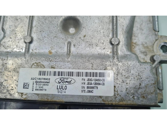 Блок управления двигателя JB3G12A650CB, CENTRALITAMOTORUCE Ford Ranger