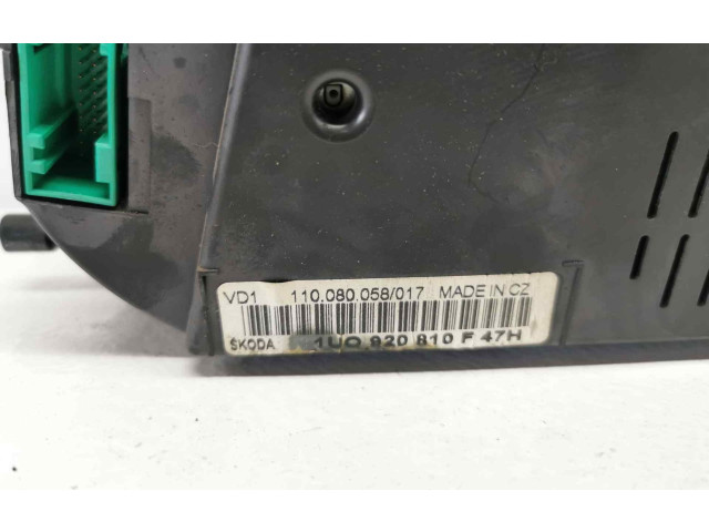 Панель приборов 1U0920810F Skoda Octavia Mk1 (1U)