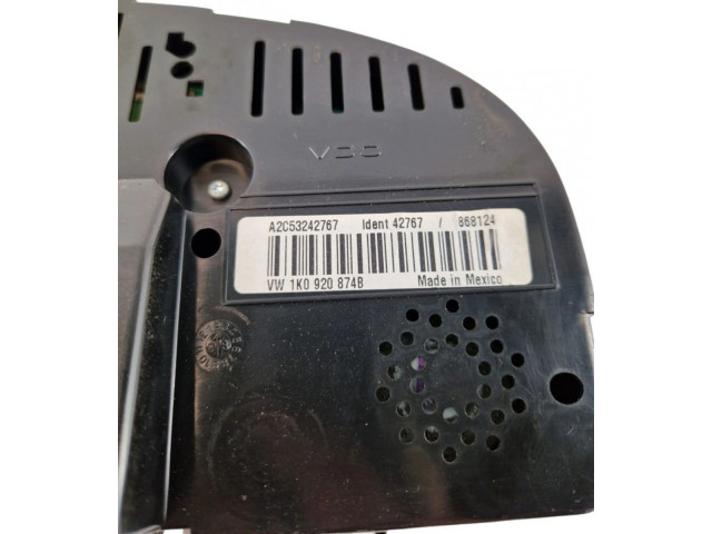 Панель приборов 1K0920874B   Volkswagen Jetta V       