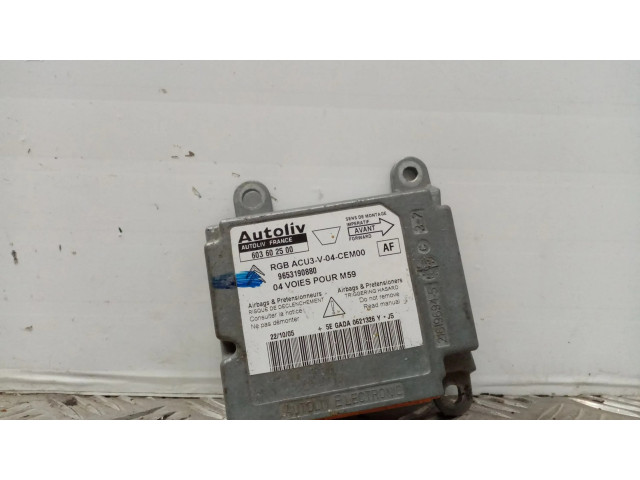 Блок подушек безопасности 9653190880, 606602500 Citroen Berlingo