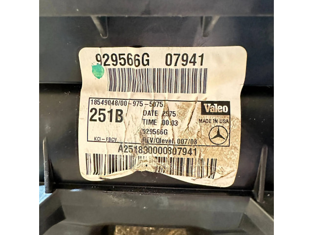 Вентилятор печки A2518300008, 07941 Mercedes-Benz R W251